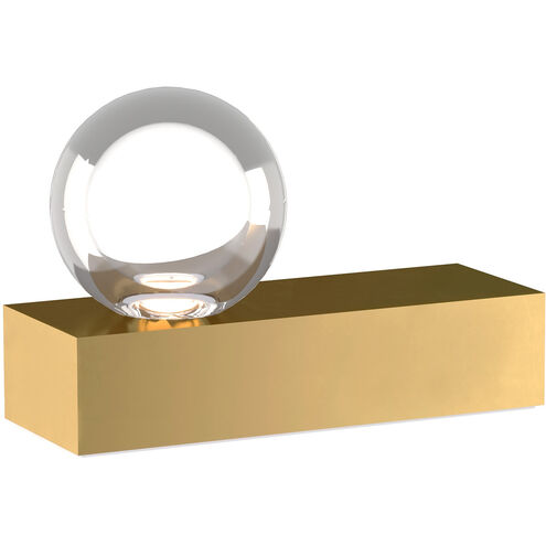 Sean Lavin Mina 7.2 inch 10.3 watt Natural Brass Table Lamp Portable Light, Integrated LED