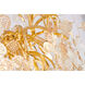 Canada 10 Light 20 inch Gold Chandelier Ceiling Light