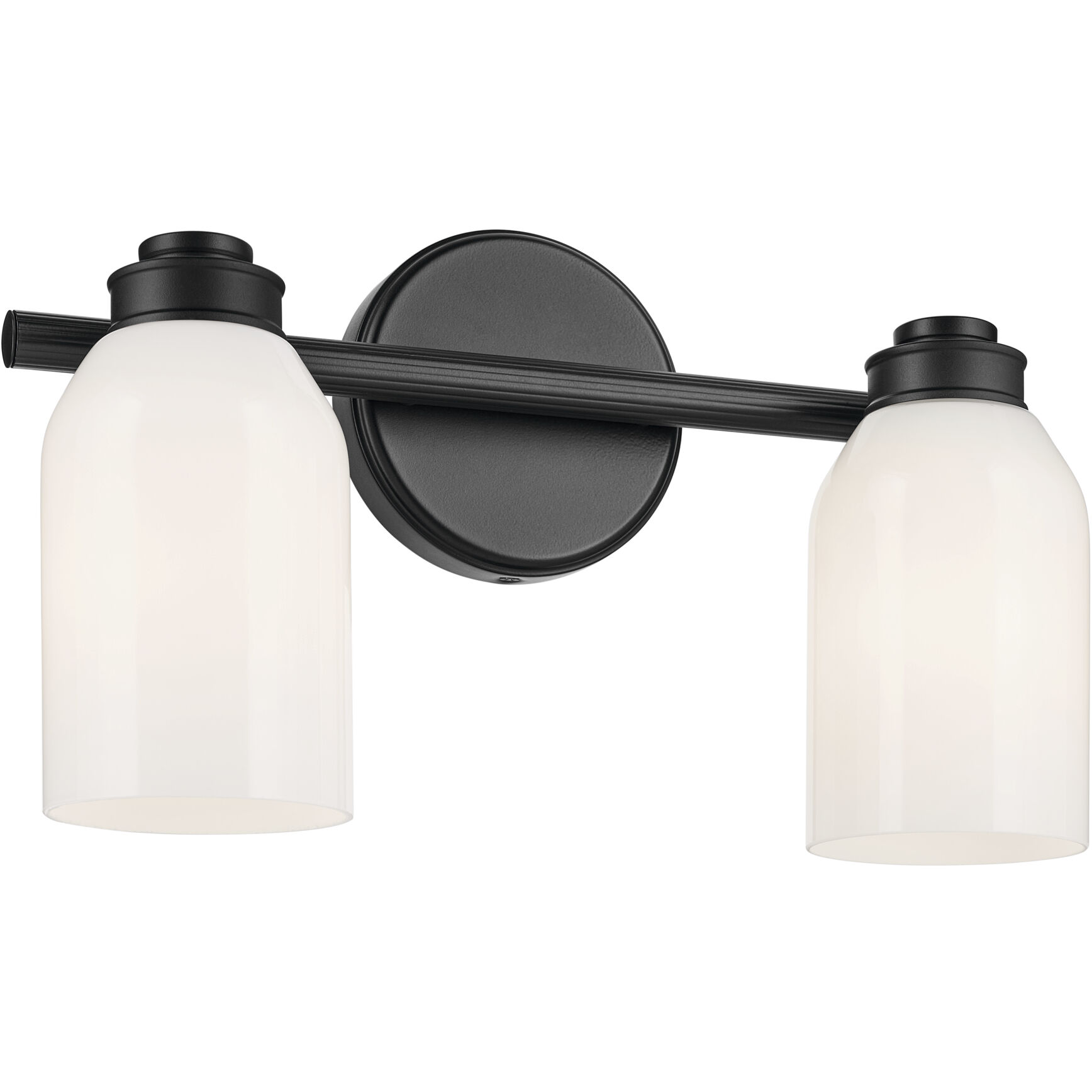Shae 2 Light 15 inch Black Vanity Light Wall Light