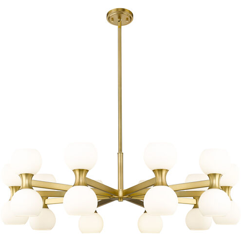 Artemis 20 Light 42 inch Modern Gold Chandelier Ceiling Light