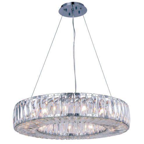 Cuvette 15 Light 26 inch Chrome Chandelier Ceiling Light, Royal Cut Clear Crystal