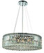 Maxime 12 Light 24 inch Chrome Dining Chandelier Ceiling Light in Royal Cut 