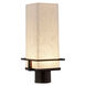 Clouds LED 16 inch Brushed Nickel Outdoor Post Light