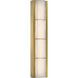 Gibraltar LED 24.5 inch Antique Brass Vanity Light Wall Light