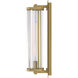 Marcel 1 Light 18.5 inch Heritage Brass Outdoor Wall Mount Lantern