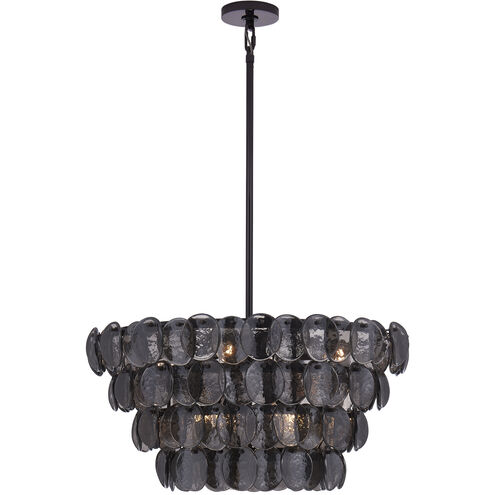 Uroko 8 Light 28 inch Polished Winter Brass Pendant Ceiling Light