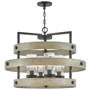 Open Air Riverwood LED 28 inch Warm Bronze with Warm Ash Outdoor Hanging