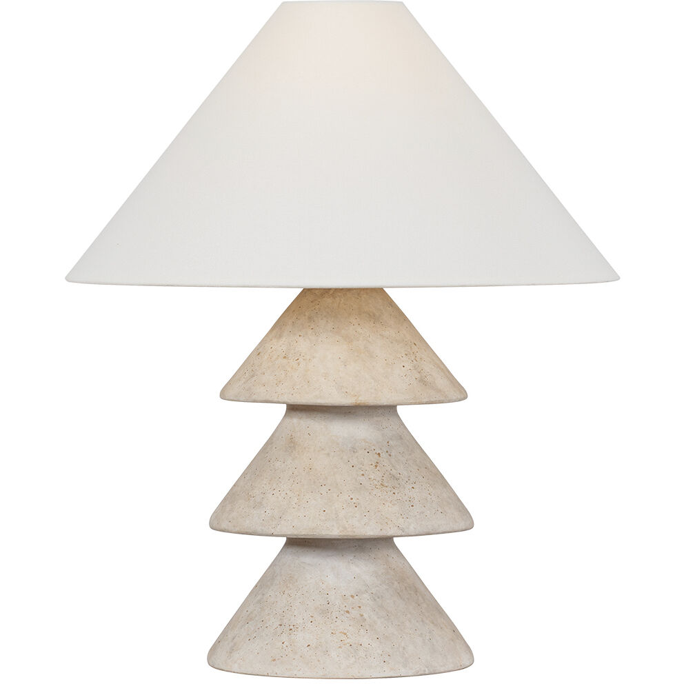 Zettler 22.5 inch 15 watt Patina Brass and Ceramic Ancient Villa Table Lamp Portable Light