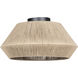 Alderney 1 Light 18.9 inch Black Convertible Pendant Ceiling Light