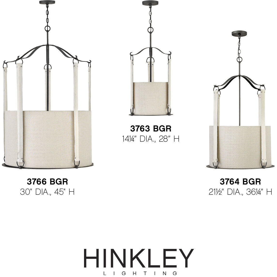 Telluride 3 Light 14.25 inch Brushed Graphite Indoor Pendant Ceiling Light