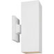 Sean Lavin Pohl 2 Light 14.25 inch Outdoor Textured White Outdoor Wall Lantern