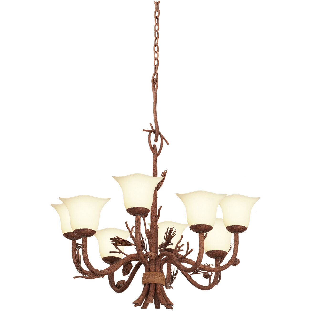 Ponderosa 8 Light 26.00 inch Chandelier