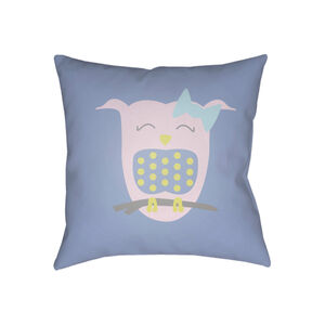 Littles 20 X 20 inch Yellow and Grey Outdoor Throw Pillow