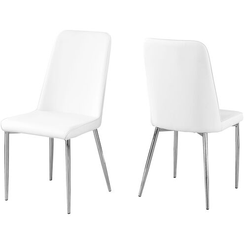 Plymouth White Dining Chair, 2-Piece Set