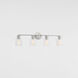 Drew & Jonathan Sayward 4 Light 32.38 inch Brushed Steel Wall Bath Fixture Wall Light