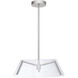 Cone LED 27 inch Chrome Linear Pendant Ceiling Light