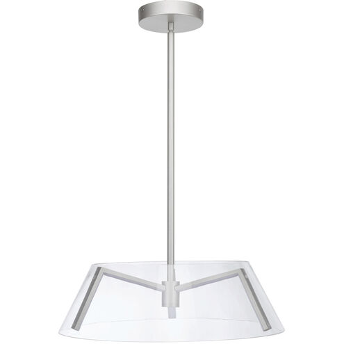 Cone LED 27 inch Chrome Linear Pendant Ceiling Light