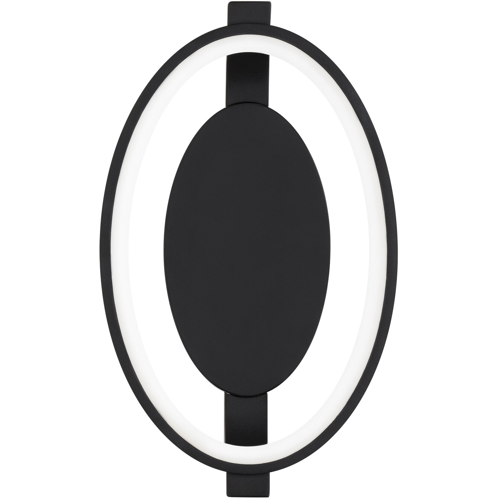 Solitaire Wall Sconce Wall Light in Black, dweLED