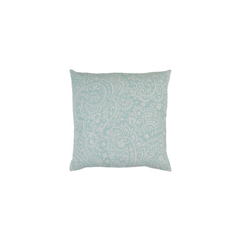Somerset 20 X 20 inch Mint and Cream Throw Pillow