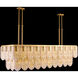 Mariner Luxury LED 19.69 inch Antique Gold Plated Chandelier Ceiling Light