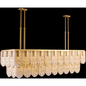 Mariner Luxury LED 19.69 inch Antique Gold Plated Chandelier Ceiling Light