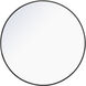 Eternity 32 X 32 inch Black Wall Mirror