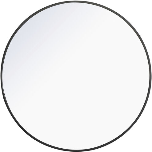 Eternity 32 X 32 inch Black Wall Mirror