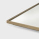 Cadre 30 X 30 inch Satin Brass Backlit Wall Mirror