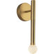 Alora Mood Arden LED 2.38 inch Brushed Gold Bath Vanity Light Wall Light