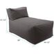 Seascape Charcoal Outdoor Pouf Lounge