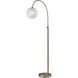 Magnolia 61.75 inch 100.00 watt Antique Brass Floor Lamp Portable Light