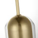 Mick De Giulio Tala LED 5 inch Hand-Rubbed Antique Brass Pendant Ceiling Light