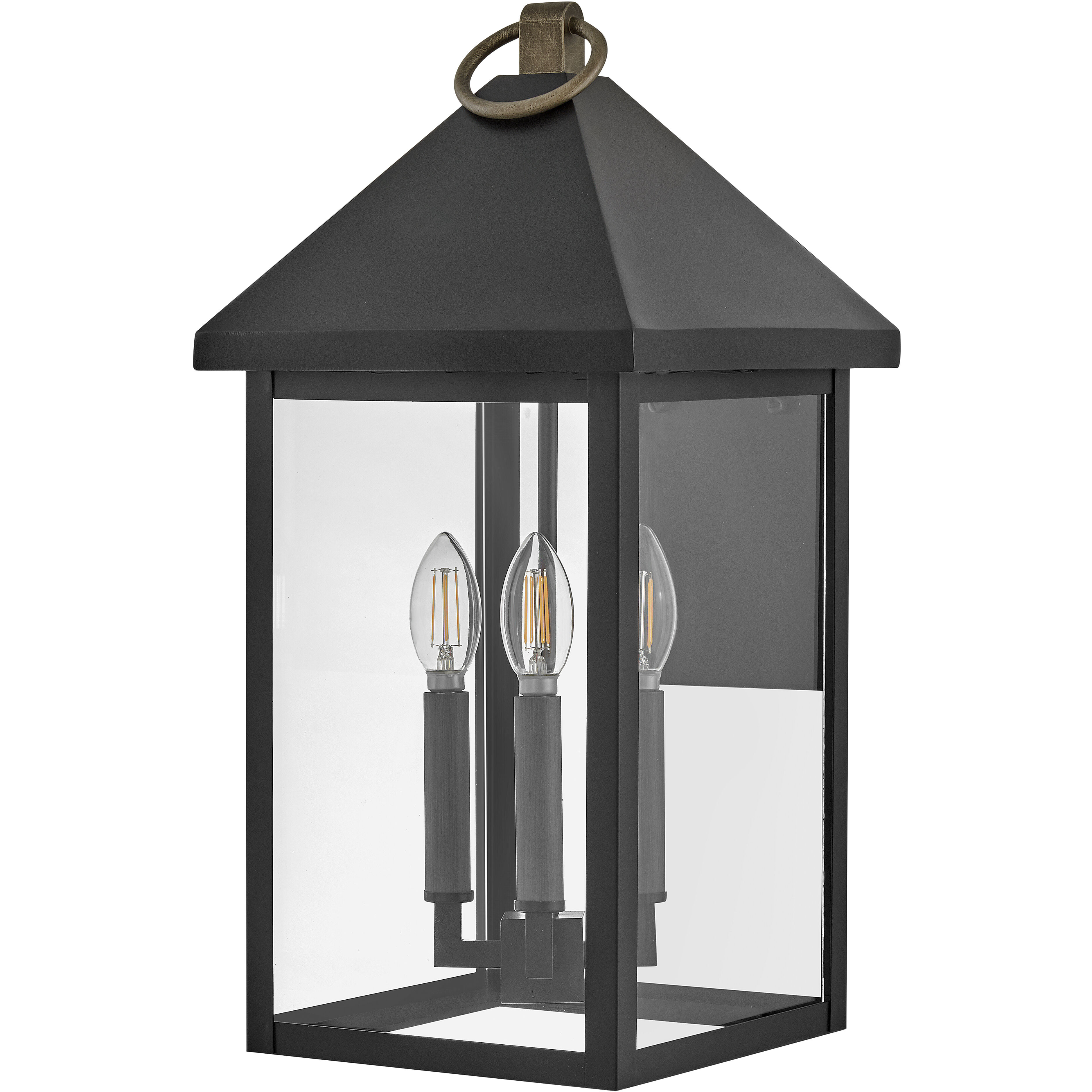 Rhett LED 19.5 inch Black Outdoor Wall Mount