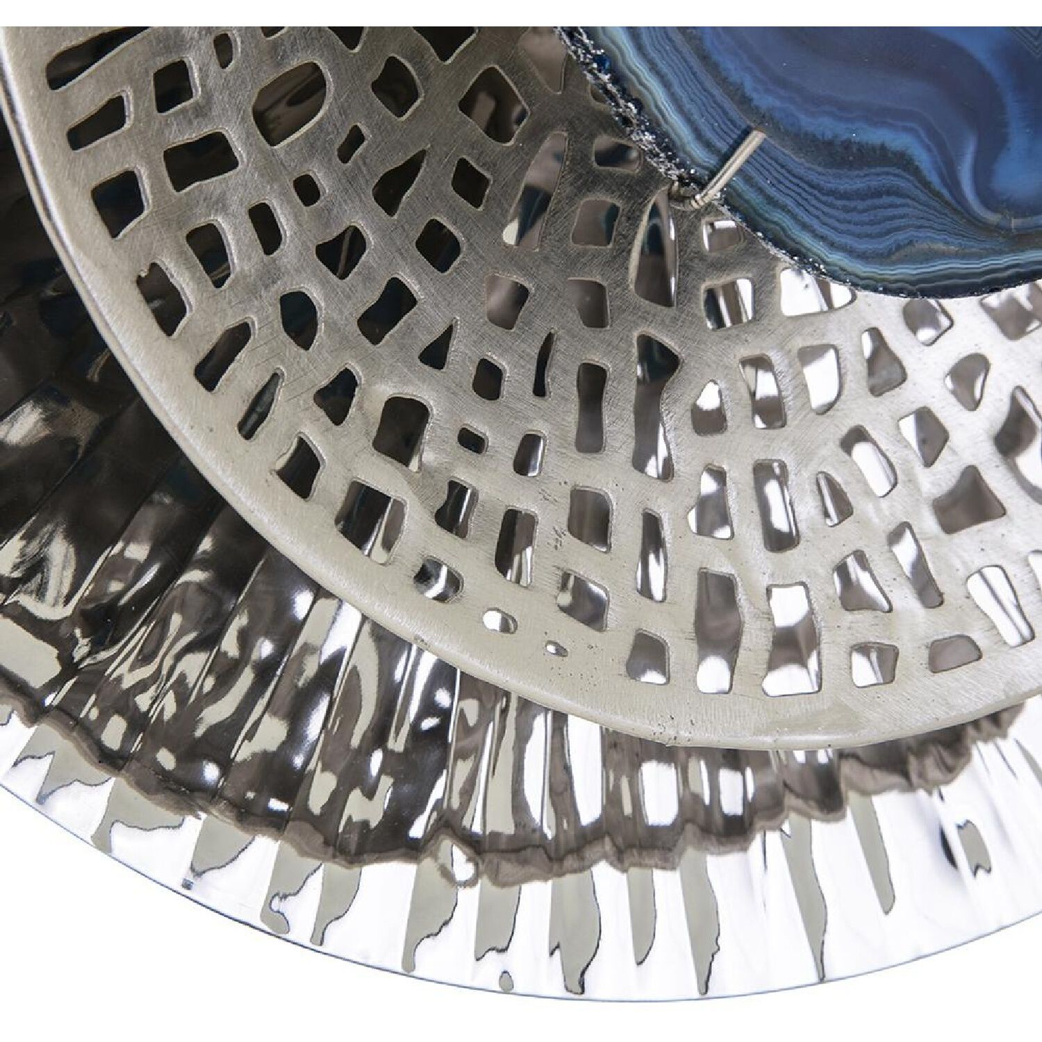 Dex Blue/Gold/Shiny Polish Wall Décor