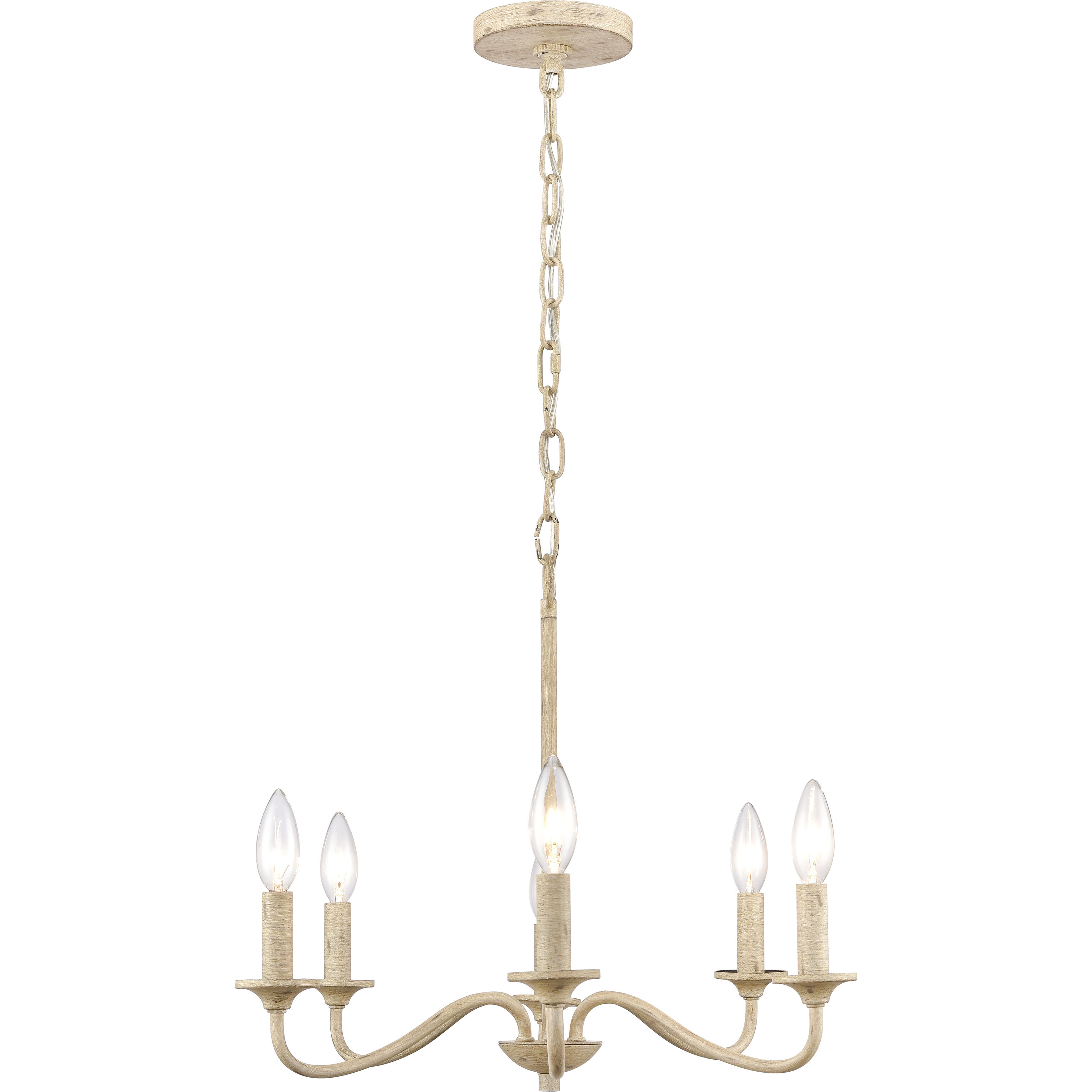 Ellisville 6 Light 30 inch Antique Cream Chandelier Ceiling Light