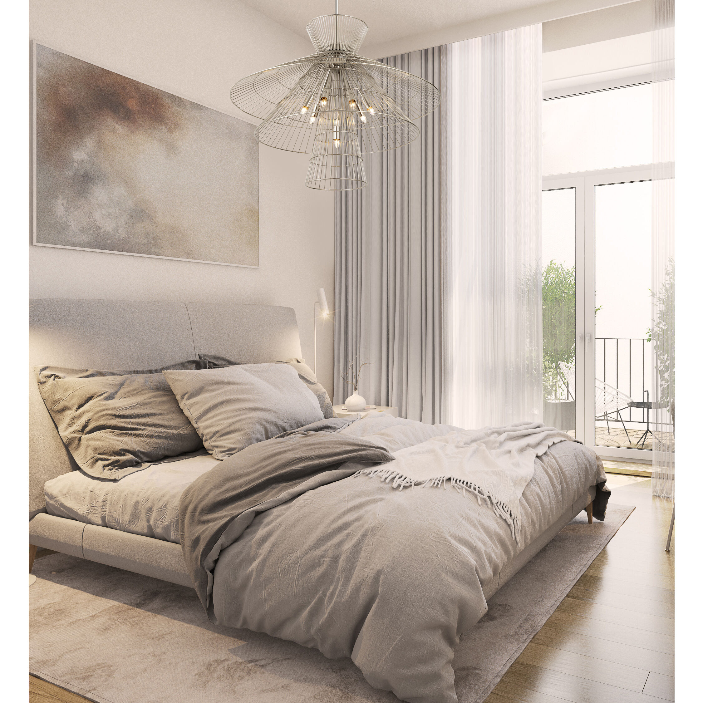 Alito 8 Light 35 inch Polished Nickel Chandelier Ceiling Light