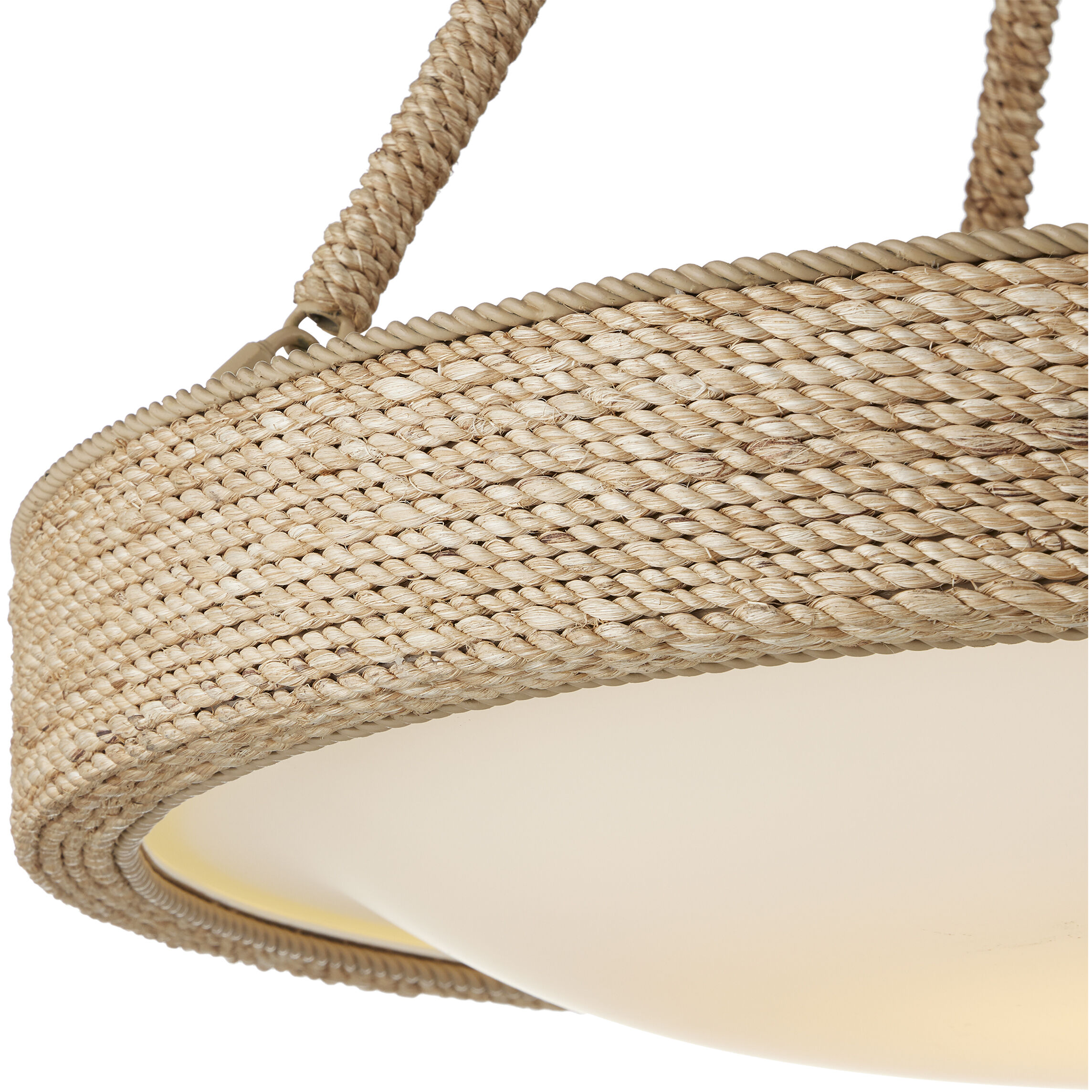 Hopscotch 1 Light 24 inch Natural/Frosted White/Beige/Sugar White Chandelier Ceiling Light