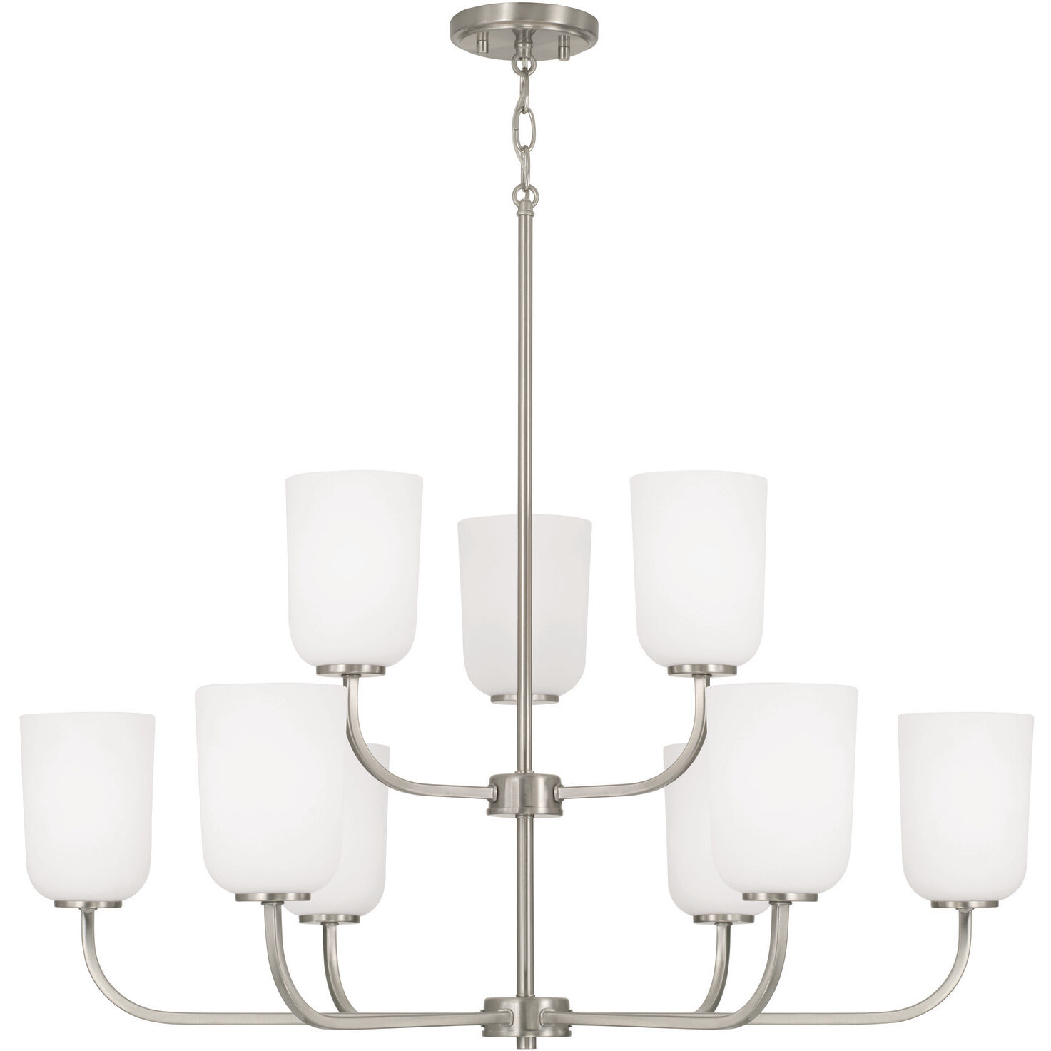 Lawson 9 Light 32 inch Brushed Nickel Chandelier Ceiling Light