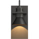 Erlenmeyer 1 Light 11.3 inch Coastal Natural Iron and Coastal Oil Rubbed Bronze Outdoor Sconce in Coastal Natural Iron/Coastal Oil Rubbed Bronze