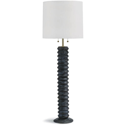 Coastal Living Accordion 63.5 inch 100.00 watt Ebony Floor Lamp Portable Light