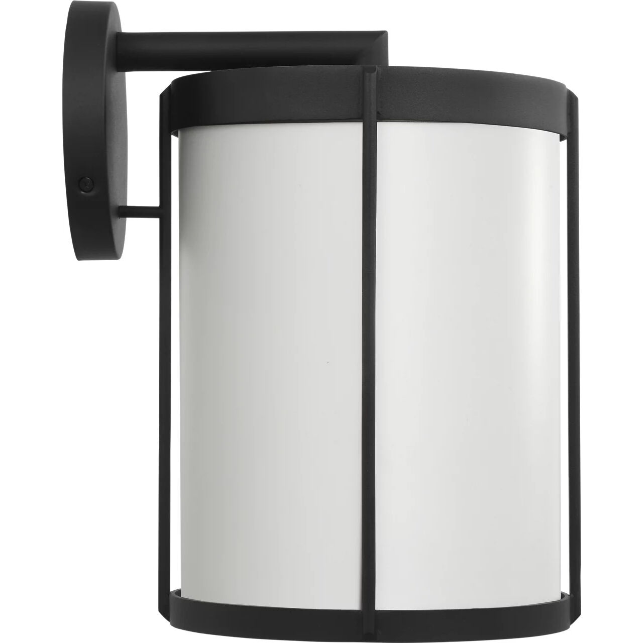 Luning 1 Light Textured Black Outdoor Wall Lantern in Standard