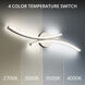 Tusk Wall Sconce Wall Light in 4000K, Brushed Nickel, dweLED