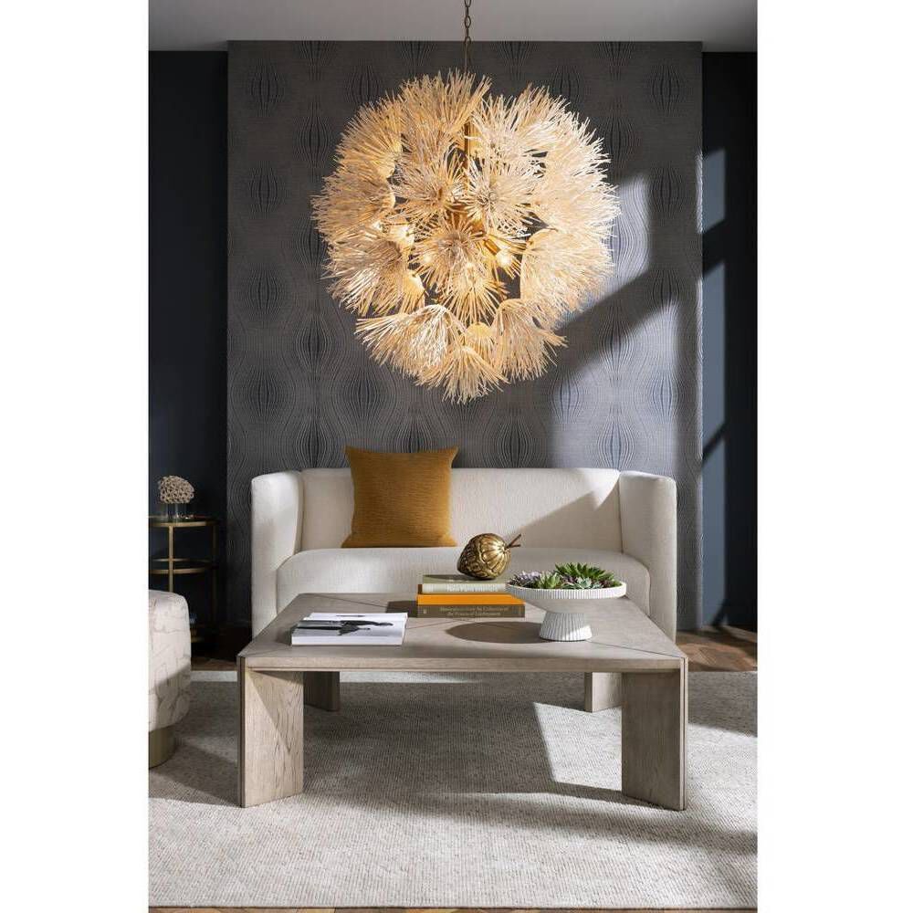 Winona 8 Light 33 inch Antique Brass Chandelier Ceiling Light