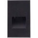 Sonic LED 5 inch Black Exterior Wall/Step Light