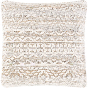 Nobility 22 X 22 inch Beige Pillow Kit, Square