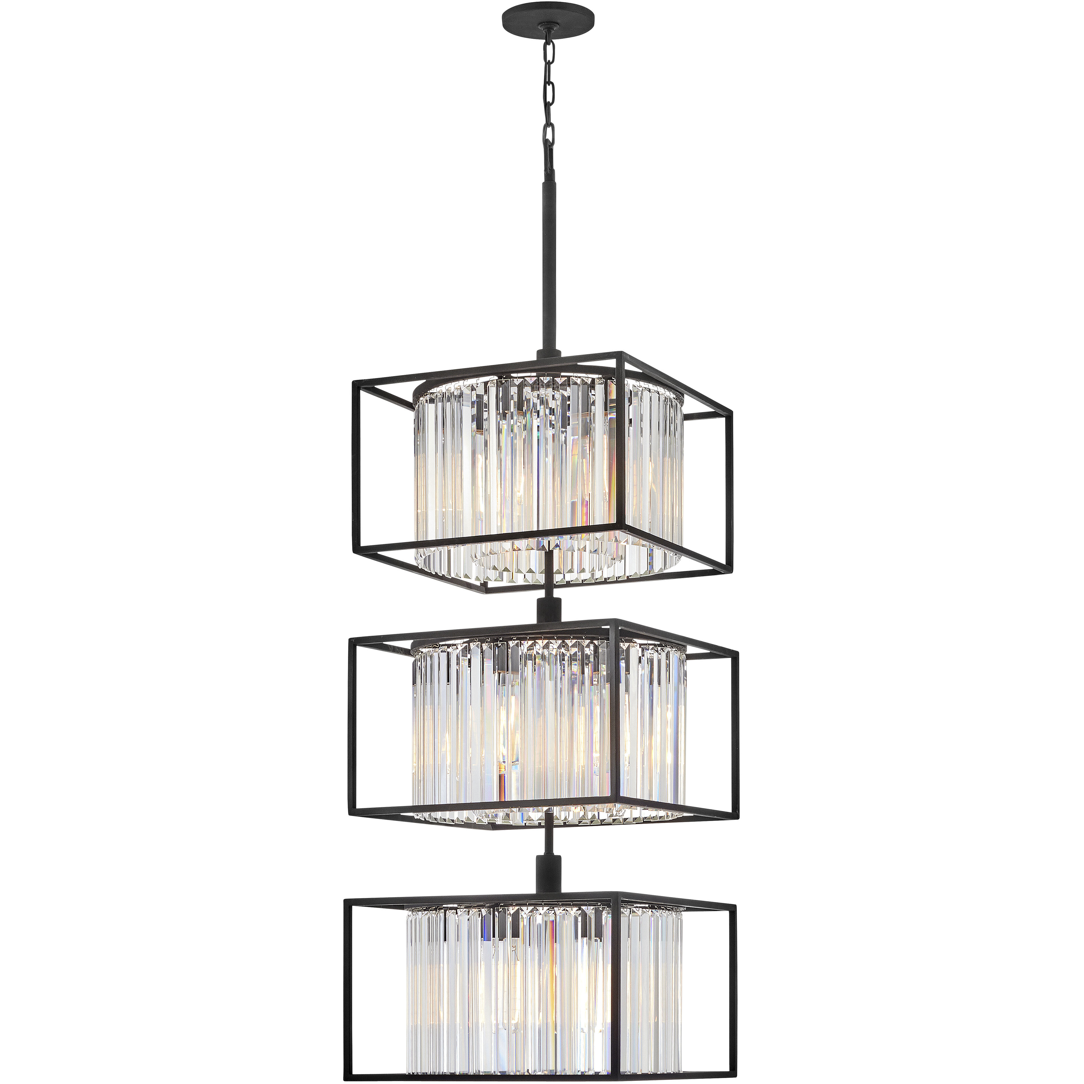 Giada 20 inch Black Indoor Foyer Light Ceiling Light