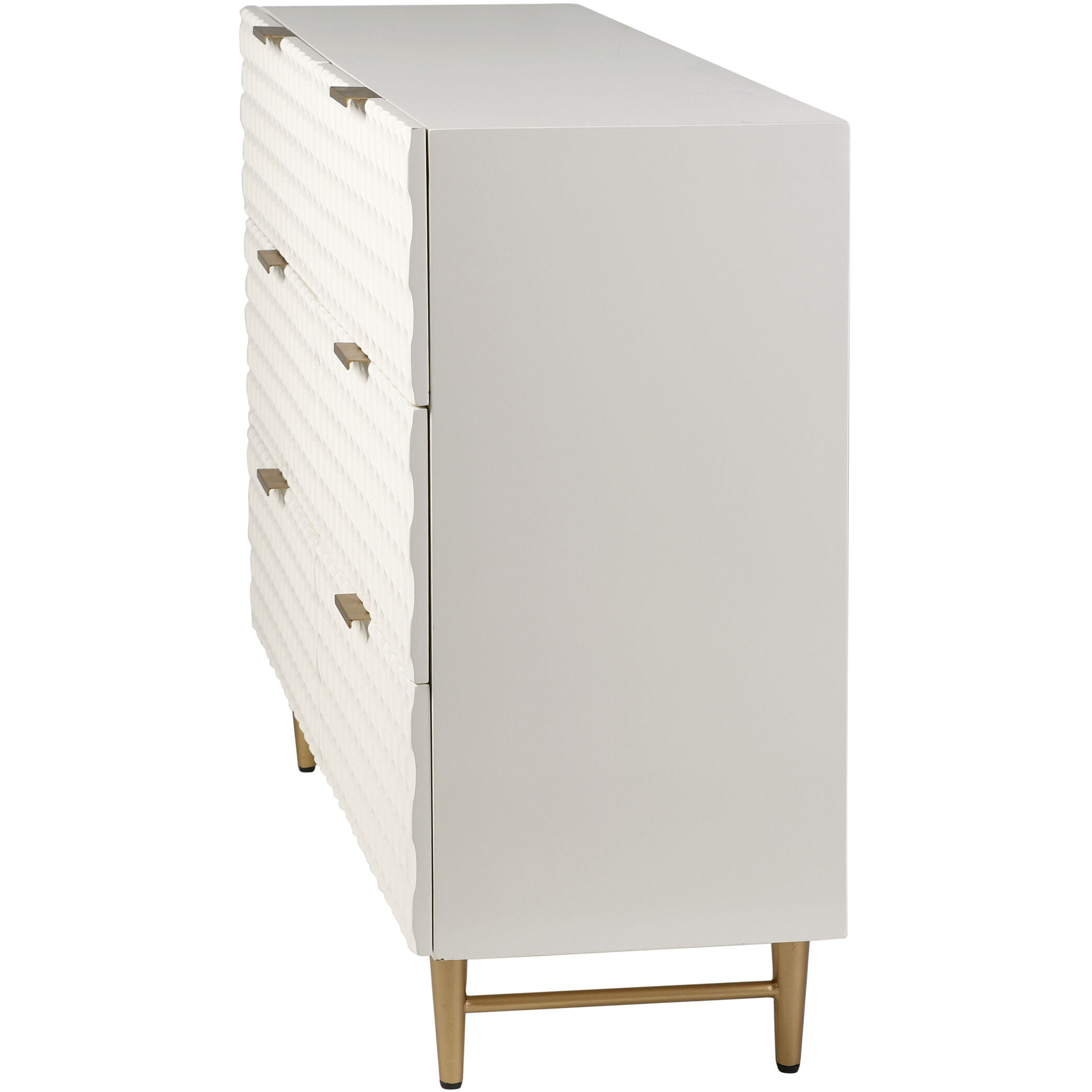 Lexi Cream and Gold Dresser