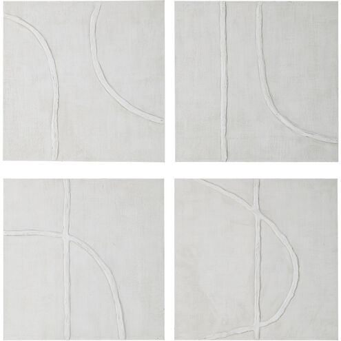 Cellier Cream Wall Decor, Set of 4