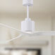Atlas Mollywood 60 inch Matte White Ceiling Fan, Atlas