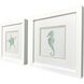 Sea Creatures Blue and Green and Orange and Turquoise Framed Art, Propac